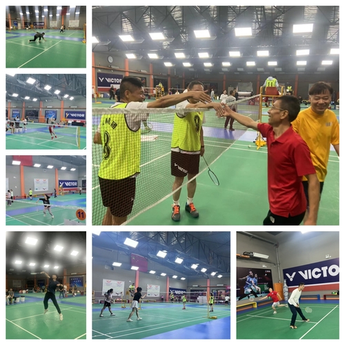 活力无限，，“羽”动你我  --尊龙时凯集团举行2023年羽毛球角逐