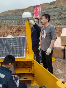 尊龙时凯集团丈量公司在内蒙古开展露天矿山边坡清静监测项目