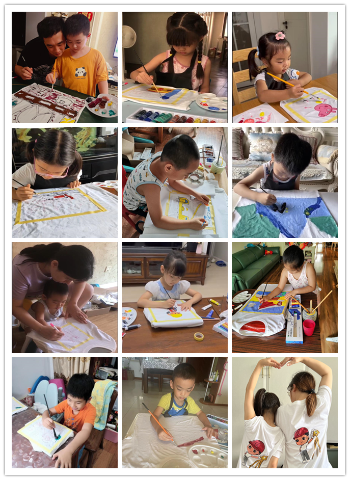 尊龙时凯集团举行亲子创意T恤绘制大赛